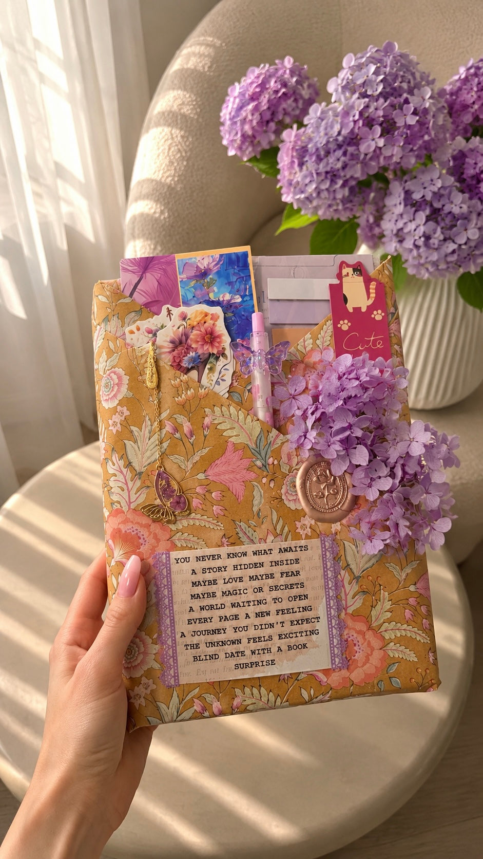 🌾 Wildflower Tales 🌾  Blind Date with a Book