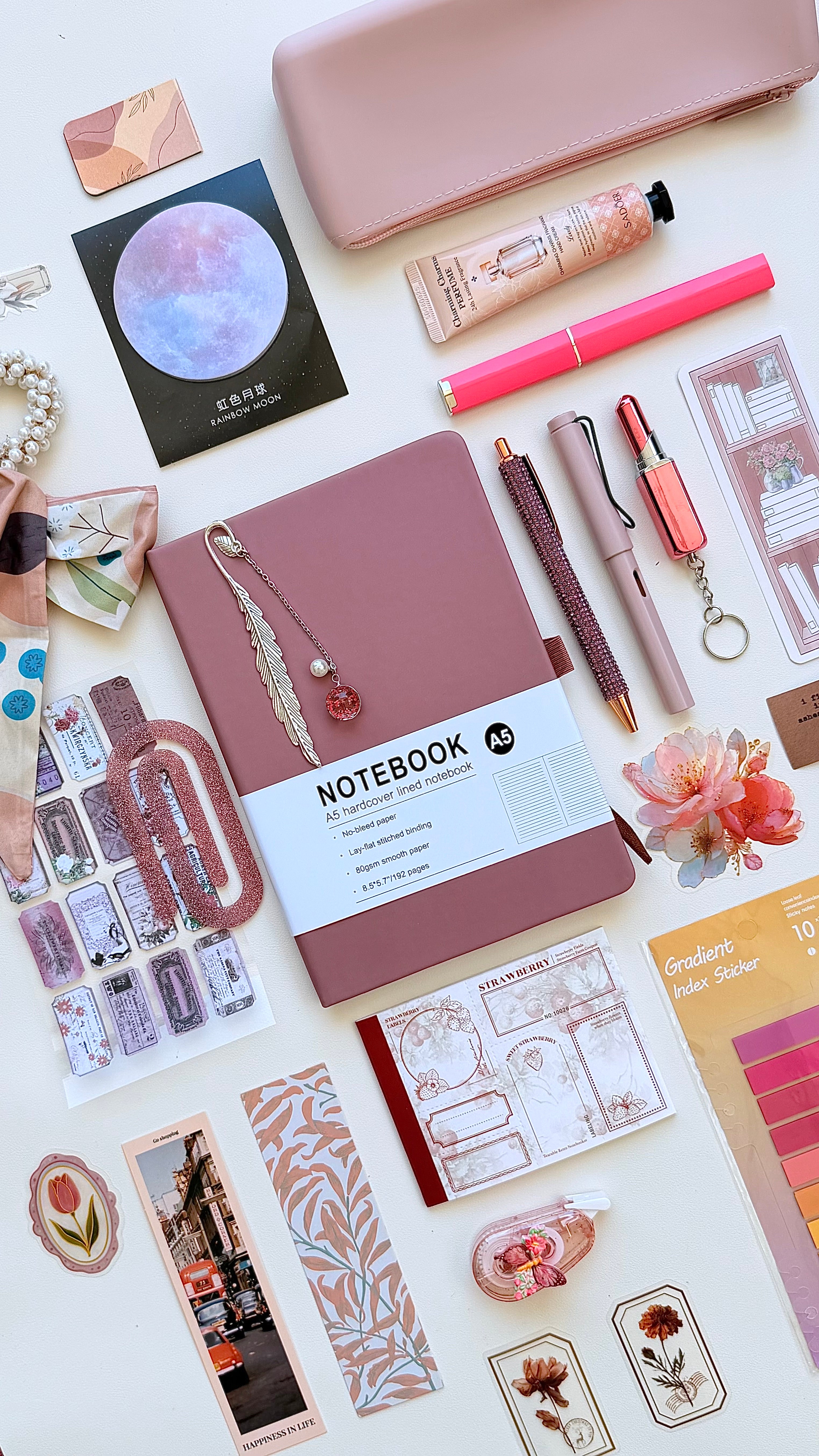 🪸 Dusty Rose Bookish Bundle
