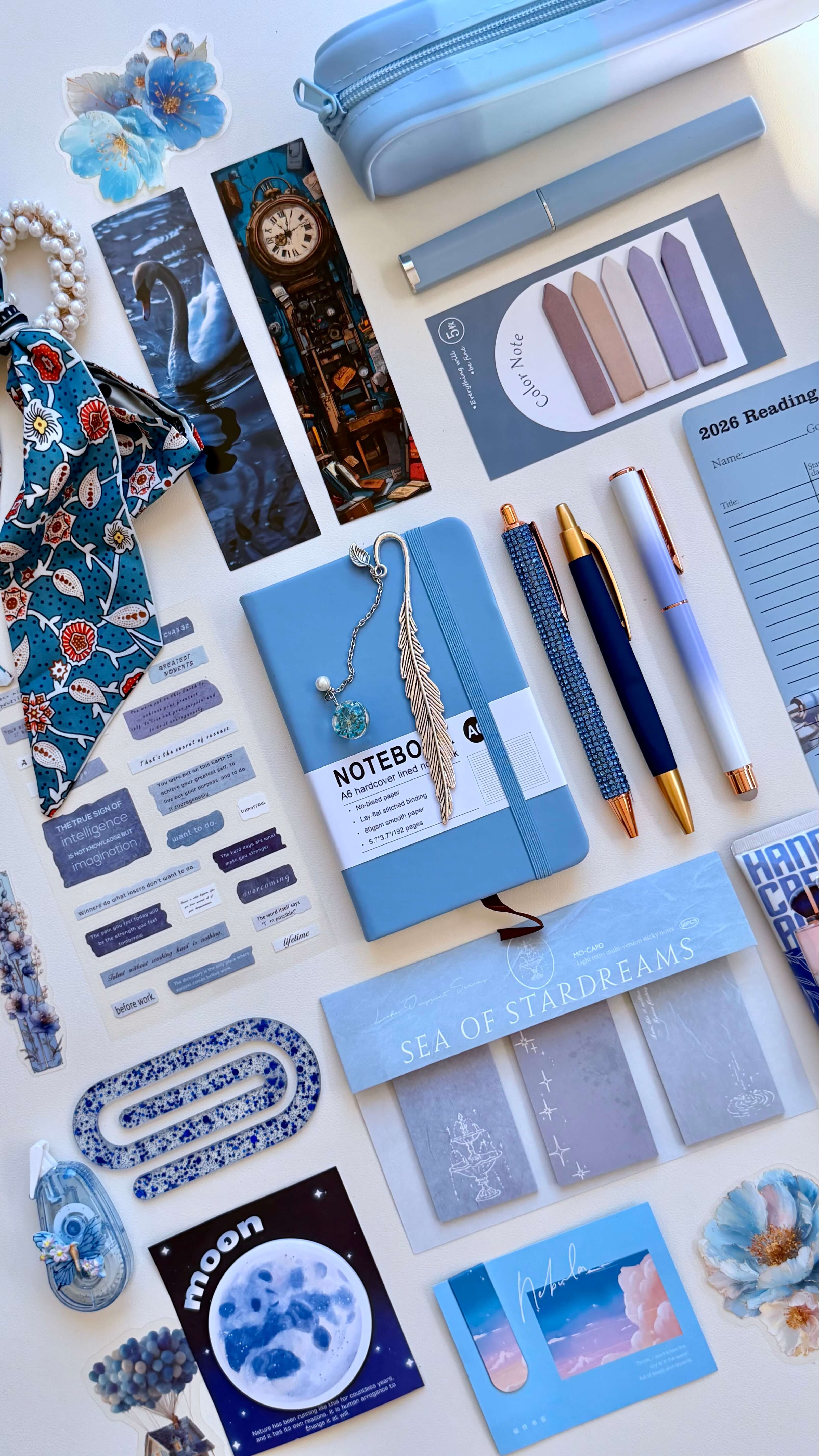 🦋 Light Blue Bookish Bundles