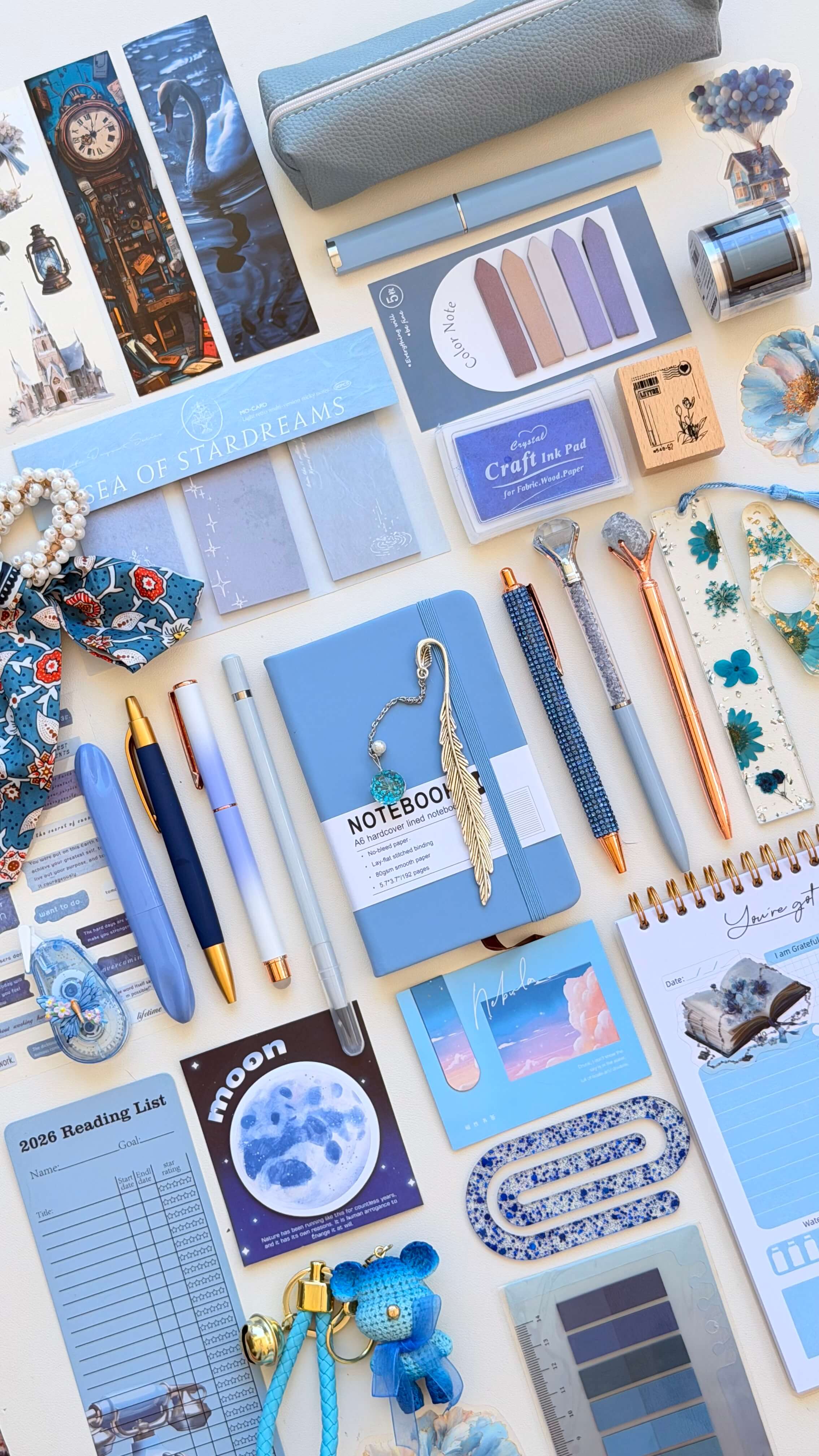 🦋 Light Blue Bookish Bundles