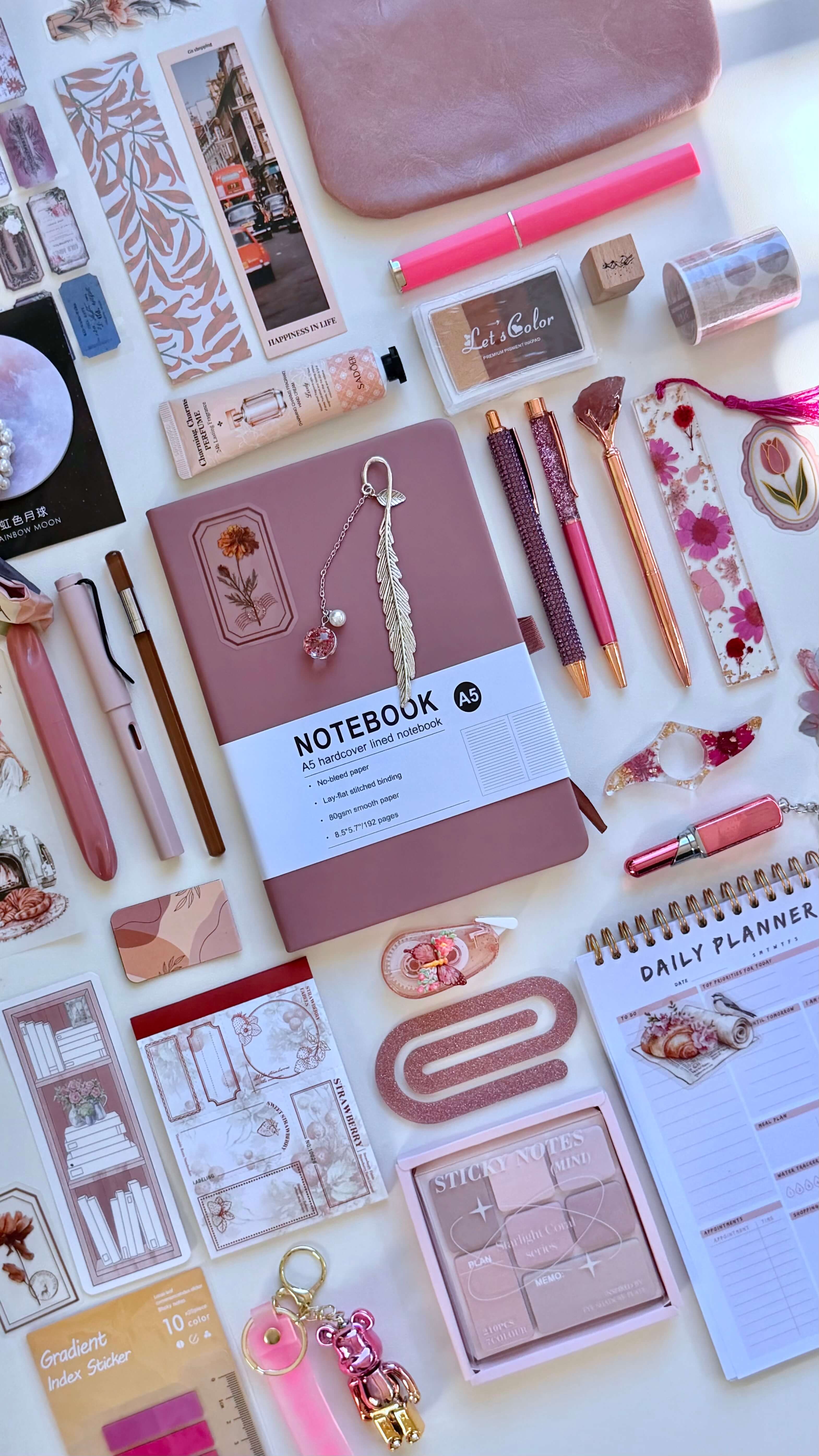 🪸 Dusty Rose Bookish Bundle